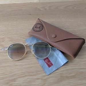 Ray-Ban Unisex Gold Brown Sunglasses 3447 112/51